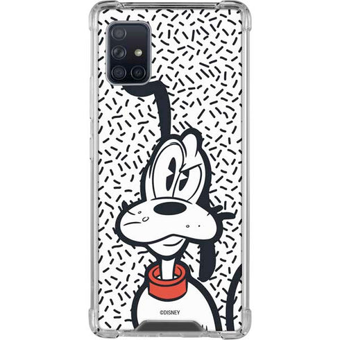 Disney Friends Pluto Confused Galaxy A51 5G Clear Case