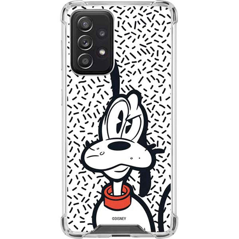 Disney Friends Pluto Confused Galaxy A52 5G Clear Case