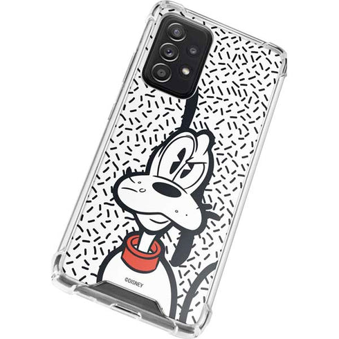 Disney Friends Pluto Confused Galaxy A52 5G Clear Case