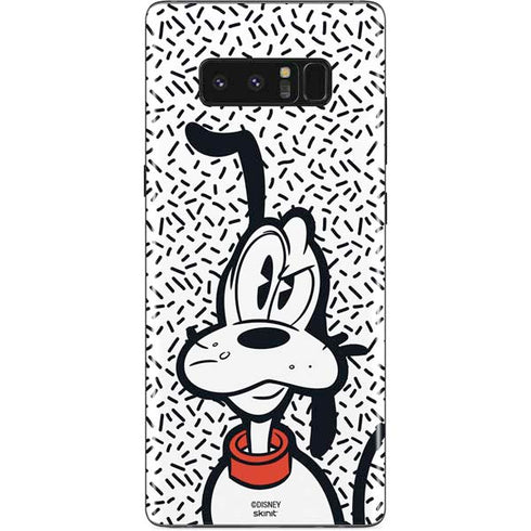 Disney Friends Pluto Confused Galaxy Note 8 Skin
