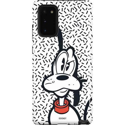 Disney Friends Pluto Confused Galaxy Note20 5G Pro Case