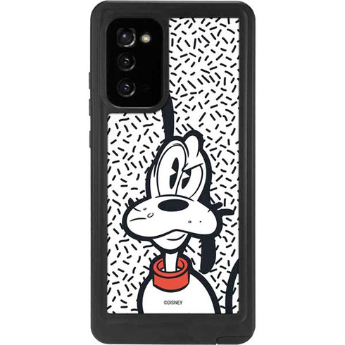 Disney Friends Pluto Confused Galaxy Note20 5G Waterproof Case
