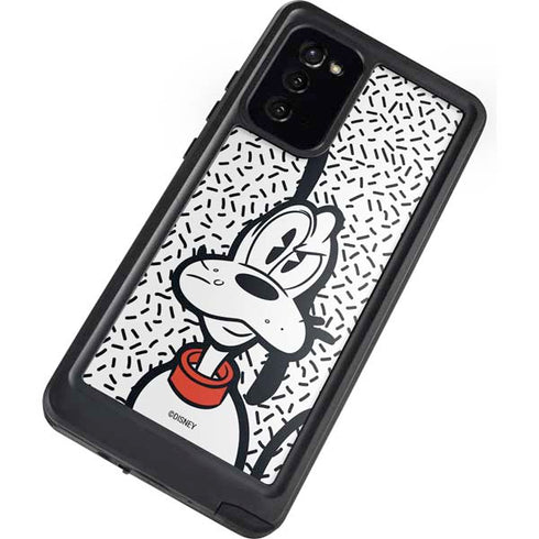 Disney Friends Pluto Confused Galaxy Note20 5G Waterproof Case
