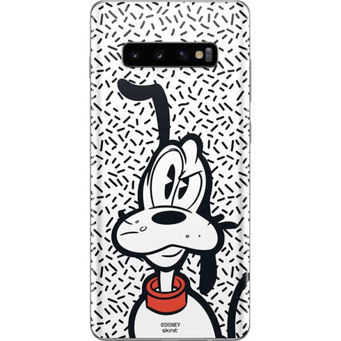 Disney Friends Pluto Confused Galaxy S10 Plus Skin