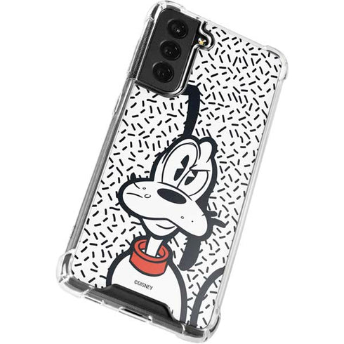 Disney Friends Pluto Confused Galaxy S21 FE Clear Case