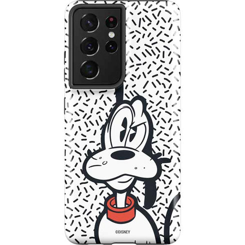 Disney Friends Pluto Confused Galaxy S21 Ultra 5G Pro Case