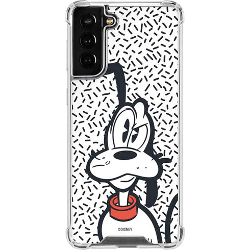 Disney Friends Pluto Confused Galaxy S22 Plus Clear Case
