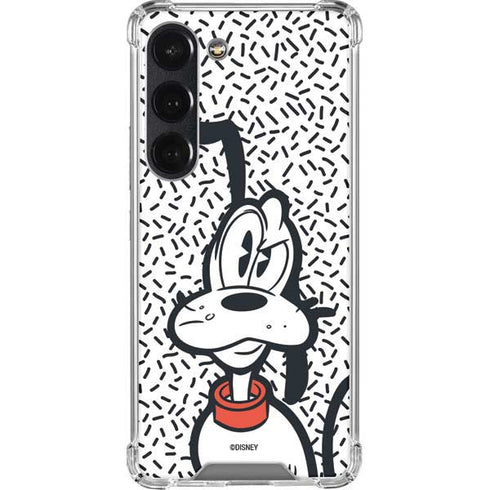 Disney Friends Pluto Confused Galaxy S23 Clear Case