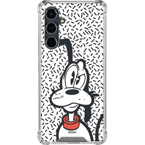 Disney Friends Pluto Confused Galaxy S23 FE Clear Case