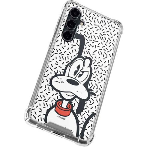 Disney Friends Pluto Confused Galaxy S23 FE Clear Case