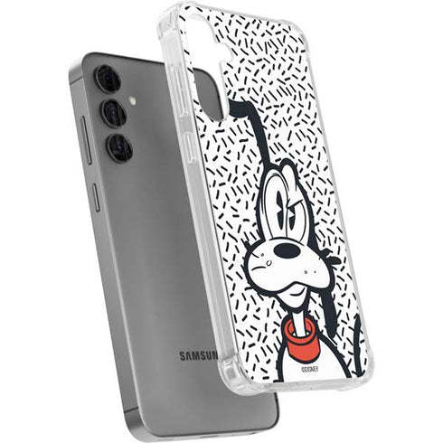 Disney Friends Pluto Confused Galaxy S24 Plus Clear Case