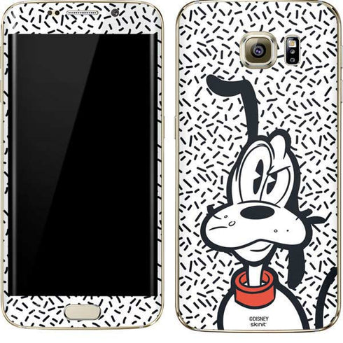 Disney Friends Pluto Confused Galaxy S7 Edge Skin