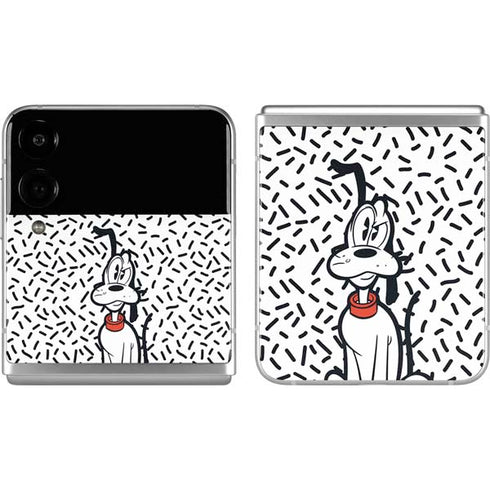 Disney Friends Pluto Confused Galaxy Z Flip4 5G Skin