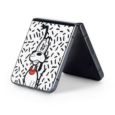 Disney Friends Pluto Confused Galaxy Z Flip5 5G Skin