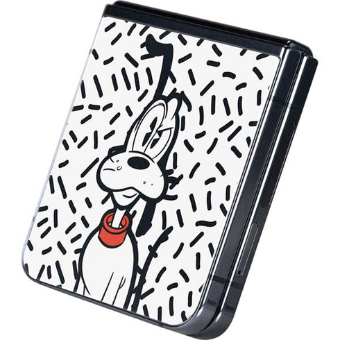 Disney Friends Pluto Confused Galaxy Z Flip5 5G Skin