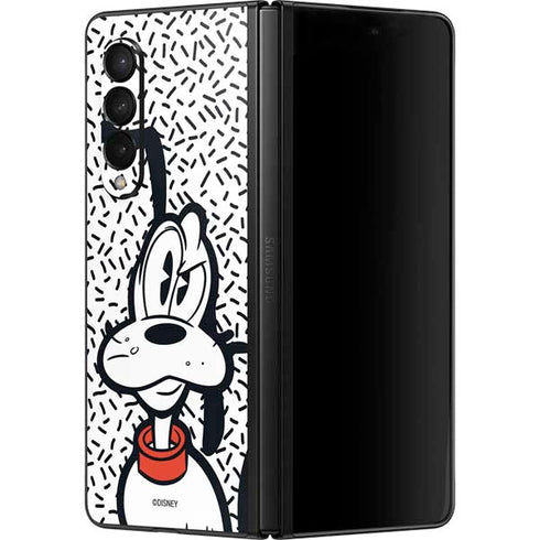 Disney Friends Pluto Confused Galaxy Z Fold3 5G Skin