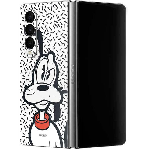 Disney Friends Pluto Confused Galaxy Z Fold4 5G Skin