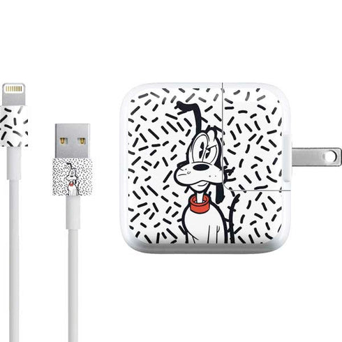 Disney Friends Pluto Confused iPad Charger (10W USB) Skin