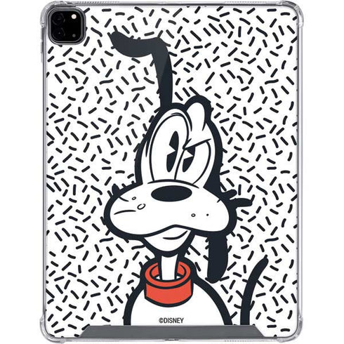 Disney Friends Pluto Confused iPad Pro 12.9in (2020) Clear Case