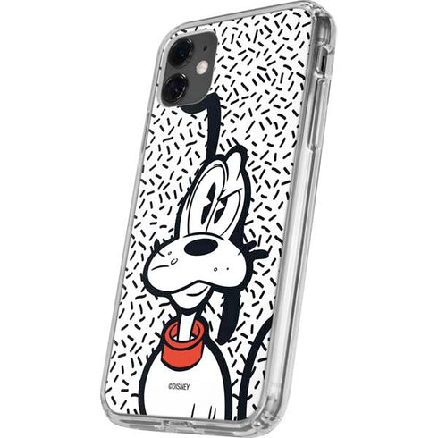 Disney Friends Pluto Confused iPhone 11 Clear Case