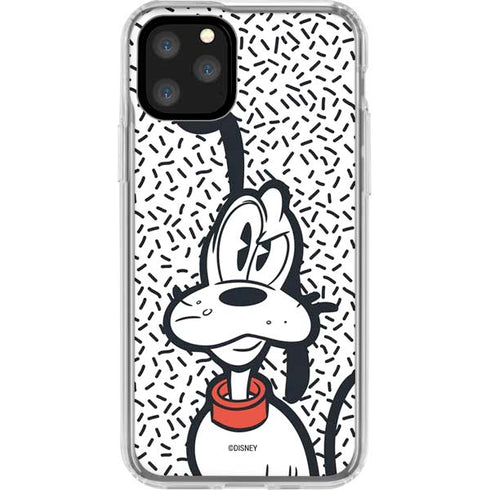 Disney Friends Pluto Confused iPhone 11 Pro Clear Case