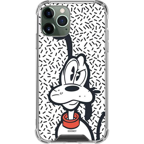 Disney Friends Pluto Confused iPhone 11 Pro Max Clear Case