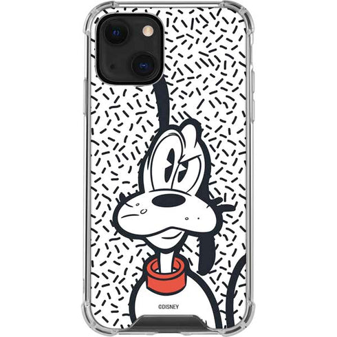 Disney Friends Pluto Confused iPhone 14 Clear Case