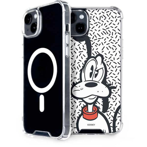 Disney Friends Pluto Confused iPhone 15 Plus MagSafe Case