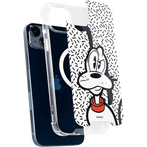 Disney Friends Pluto Confused iPhone 15 Plus MagSafe Case