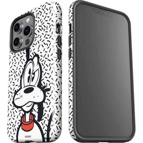 Disney Friends Pluto Confused iPhone 15 Pro Impact Case