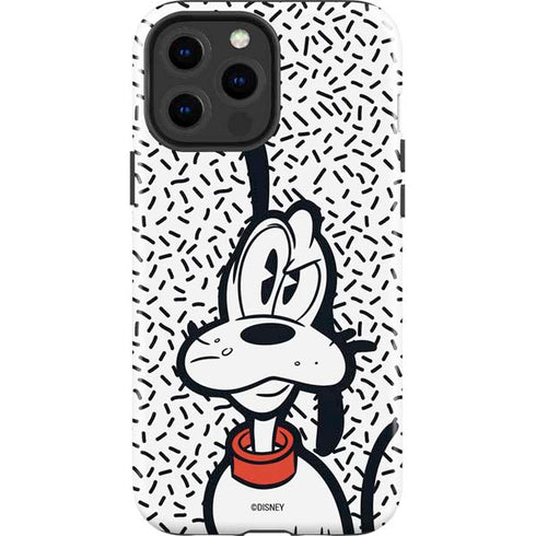 Disney Friends Pluto Confused iPhone 14 Pro Max Impact Case