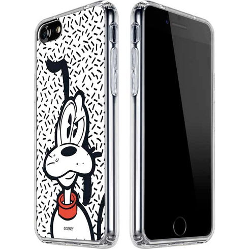 Disney Friends Pluto Confused iPhone SE (2nd & 3rd Gen) Clear Case