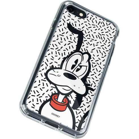 Disney Friends Pluto Confused iPhone SE (2nd & 3rd Gen) Clear Case
