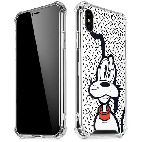 Disney Friends Pluto Confused iPhone XS Max Clear Case