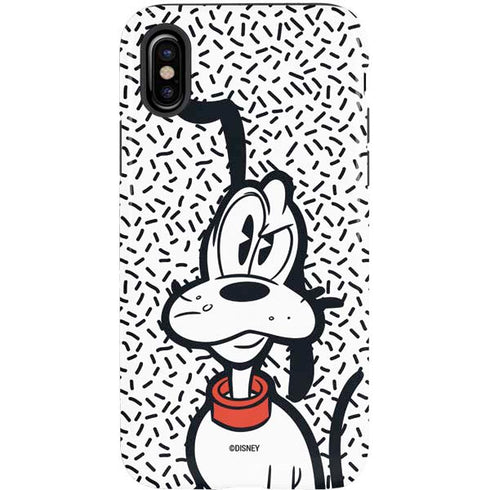Disney Friends Pluto Confused iPhone XS Pro Case