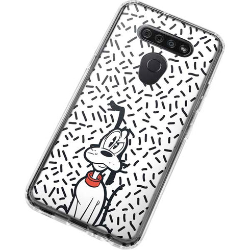 Disney Friends Pluto Confused LG K51/Q51 Clear Case