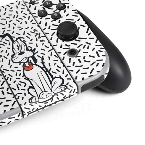 Disney Friends Pluto Confused Nintendo Switch OLED (2021) Skin
