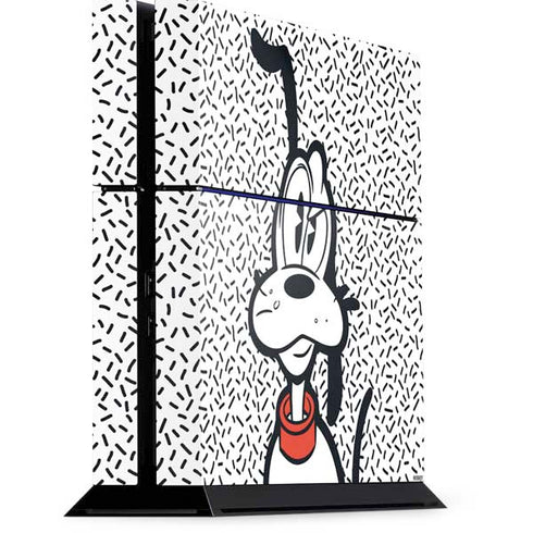 Disney Friends Pluto Confused PS4 Console Skin