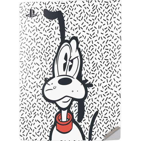 Disney Friends Pluto Confused PS5 Digital Edition Console Skin