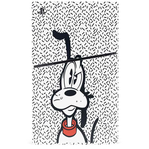 Disney Friends Pluto Confused PS5 Slim Digital Edition Console Skin