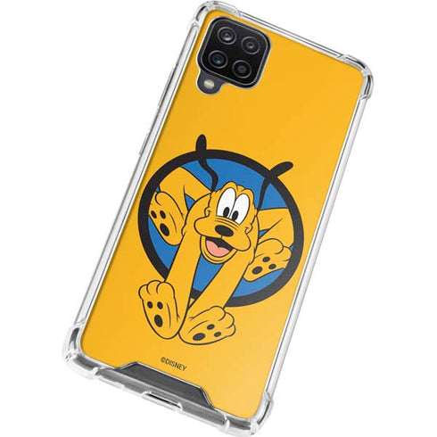 Disney Friends Pluto Galaxy A12 Clear Case