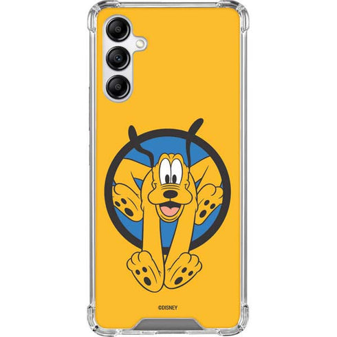 Disney Friends Pluto Galaxy A14 5G Clear Case