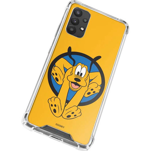 Disney Friends Pluto Galaxy A32 5G Clear Case