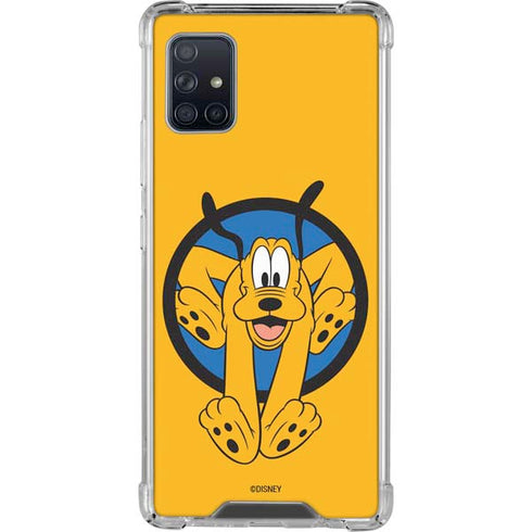 Disney Friends Pluto Galaxy A51 5G Clear Case