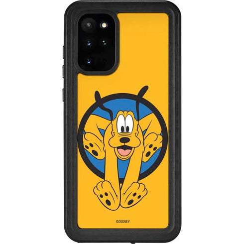 Disney Friends Pluto Galaxy S20 Plus Waterproof Case