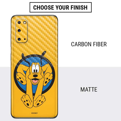 Disney Friends Pluto Galaxy S20 Skin