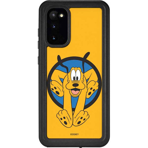 Disney Friends Pluto Galaxy S20 Waterproof Case
