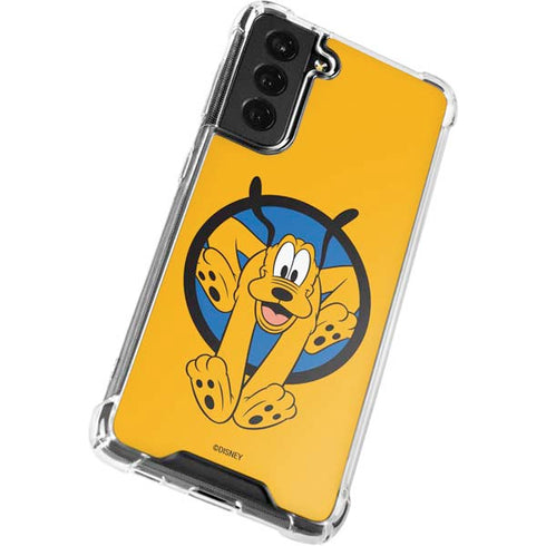 Disney Friends Pluto Galaxy S21 FE Clear Case