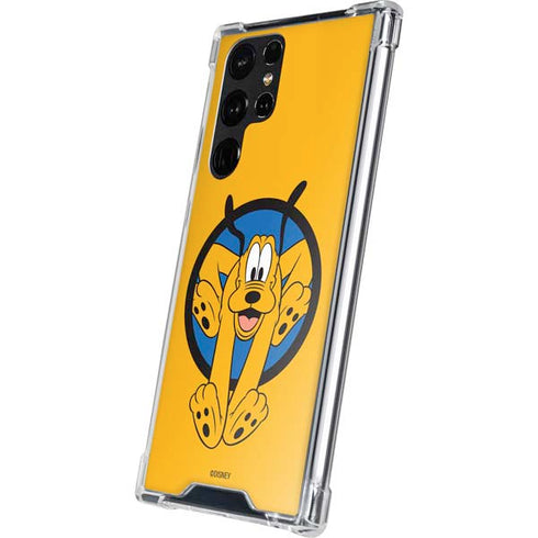 Disney Friends Pluto Galaxy S22 Ultra Clear Case