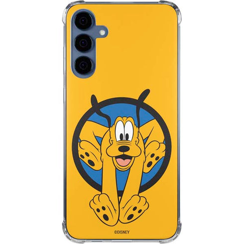 Disney Friends Pluto Galaxy S24 Clear Case
